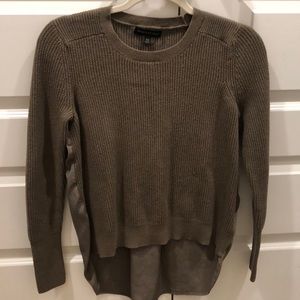 Silk back sweater